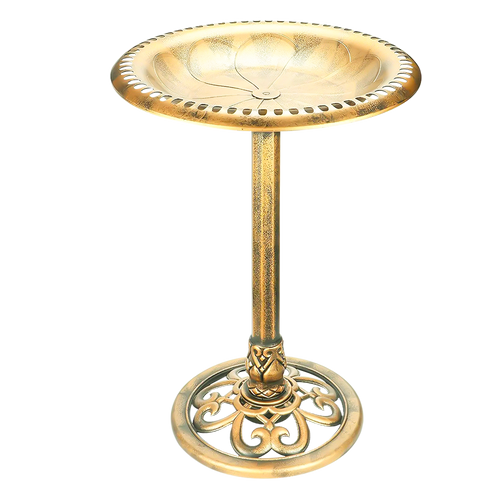 Bakyard Antique Bird Bath | For Outdoors & Garden | Polyresin 28 Inches Bird Bath