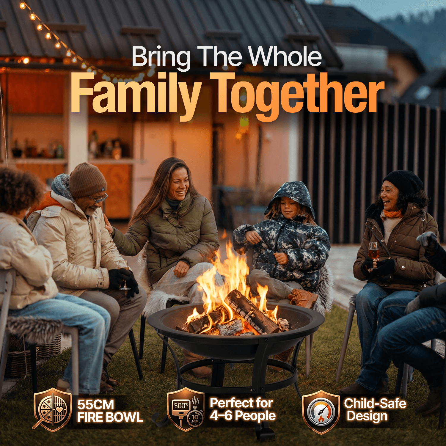 Bakyard™ Bonfire 2-in-1 Fire Pit