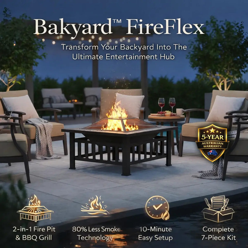 Bakyard FireFlex - 2 in 1 Fire Pit & BBQ