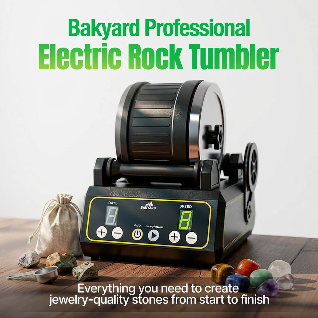 Bakyard Professional Electric Rock Tumbler Kit